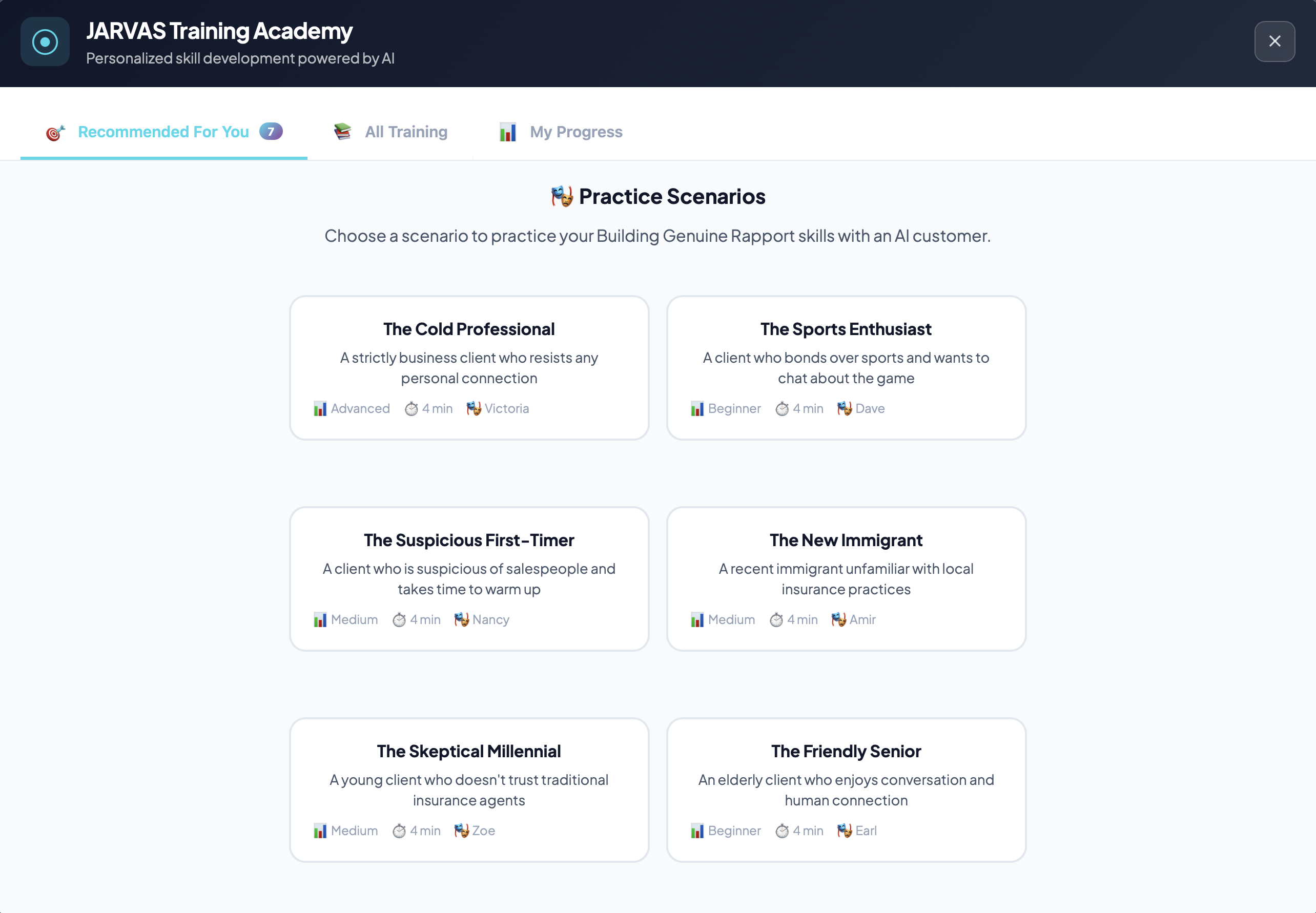 JARVAS Academy — Practice until you are ready — then walk in and close — view 4